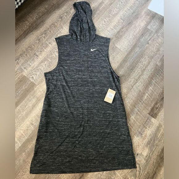 Nike Essential Sleeveless Hooded Swim Cover-Up Dress- Size XXL - Picture 6 of 9